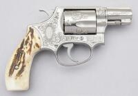 Engraved Smith & Wesson Model 60 Chiefs Special Revolver by Ralph Alpen