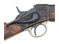 Handsome Custom Rolling Block Smallbore Sporting Rifle Engraved by Ken Hurst - 3