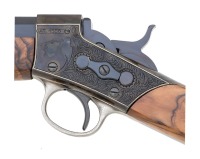 Handsome Custom Rolling Block Smallbore Sporting Rifle Engraved by Ken Hurst - 4