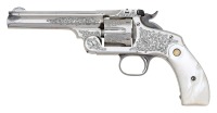 Wonderful Gustave Young Columbian Exhibition Engraved Smith & Wesson New Model No. 3 Revolver - 2