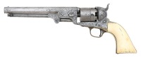 Colt Factory Engraved Model 1851 Navy Percussion Revolver