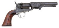 Very Fine Cased & Gustave Young Engraved Colt Model 1849 Pocket Revolver Presented To Prominent Hartford Resident Charles F. Pond - 2