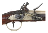 Attractive Pair Of Ketland German Silver-Mounted Flintlock Officers Pistols - 3