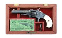 Wonderful Gustave Young Engraved Smith & Wesson No. 1 Third Issue Revolver