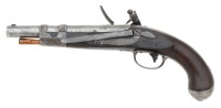 Rare U.S. Model 1813 Flintlock Navy Pistol by Simeon North with Two-Line Lock Marking - 2