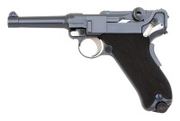 Rare DWM Model 1902 &ldquo;Fat Barrel&ldquo; American Eagle Commercial Luger Pistol