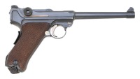 German Navy Model 1906 Altered First Issue Luger Pistol by DWM with Torpedo Unit Marking - 2
