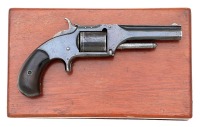 Cased Smith & Wesson No. 1 1/2 Transitional Model Revolver