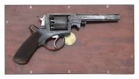 Very Fine Cased & Engraved Adams & Tranter Patent Double Action Percussion Revolver Retailed by Robert Garden - 2