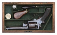 Cased Adams Patent Double Action Percussion Revolver by Deane & Son Identified to Lt. Col. Reginald Whitting - 2