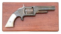Cased & Nimschke Engraved Smith & Wesson No. 1 1/2 First Issue Revolver - 2