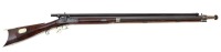 Wonderful New York Heavy Percussion Halfstock Target Rifle with Full-Length Telescopic Sight Attributed to Eli E. Caswell
