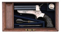 Lovely Cased Tipping & Lawden Model 2B Pepperbox