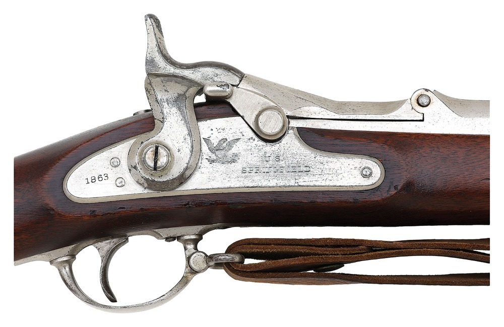 Rare Nickel-Plated U.S. Model 1868 Trapdoor Rifle by Springfield Armory ...