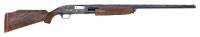 Interesting Remington Model 31TC Slide Action Shotgun with Superb Embellishments and Gold Inlays by Bryson Gwinell