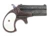 Lovely Custom-Engraved Remington Model 95 Double Deringer by Joseph Fugger