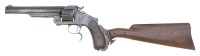 Smith & Wesson No. 3 Second Model Russian Commercial Revolver with Stock