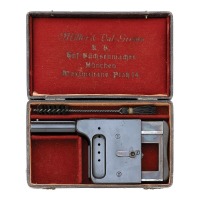Attractive French No. 1 Gaulois Palm Pistol In Original German Retailer Case