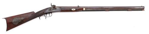 Interesting and Fine Philadelphia Percussion Halfstock Sporting Rifle by T.D. & Co.