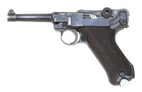 German P.08 Luger S/42 Coded Pistol by Mauser