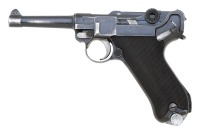 German 1920 Weimar Police Luger Pistol by DWM with Unit Marking