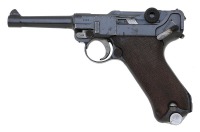 German P.08 Luger Pistol by DWM with Unit Marking