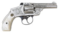 Factory Engraved Smith & Wesson 38 Safety Hammerless Revolver