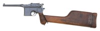 German Army C96 Semi-Auto Pistol by Mauser Oberndorf