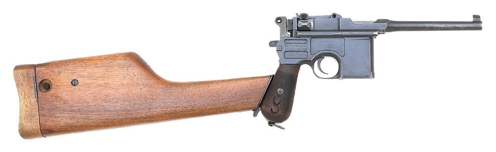 German Army C96 Red Nine Semi-Auto Pistol by Mauser Oberndorf