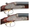 Exceptional Pair of Pre-war Merkel 127E Sidelock Double Ejectorguns Belonging to W Alton Jones - 2