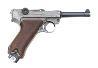 Engraved German P.08 Luger Pistol - 2