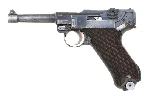 German P.08 Luger S/42 Coded Pistol by Mauser