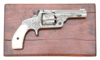 Cased & Engraved Smith & Wesson 38 Single Action Second Model Revolver - 2