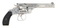 Engraved Smith & Wesson 38 Double Action Revolver - 2