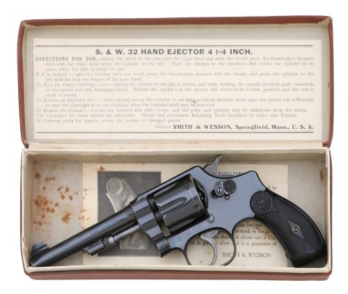 Early Smith & Wesson Model 1903 32 Hand Ejector Revolver