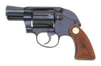 Excellent Colt Agent Double Action Revolver with Factory Hammer Shroud