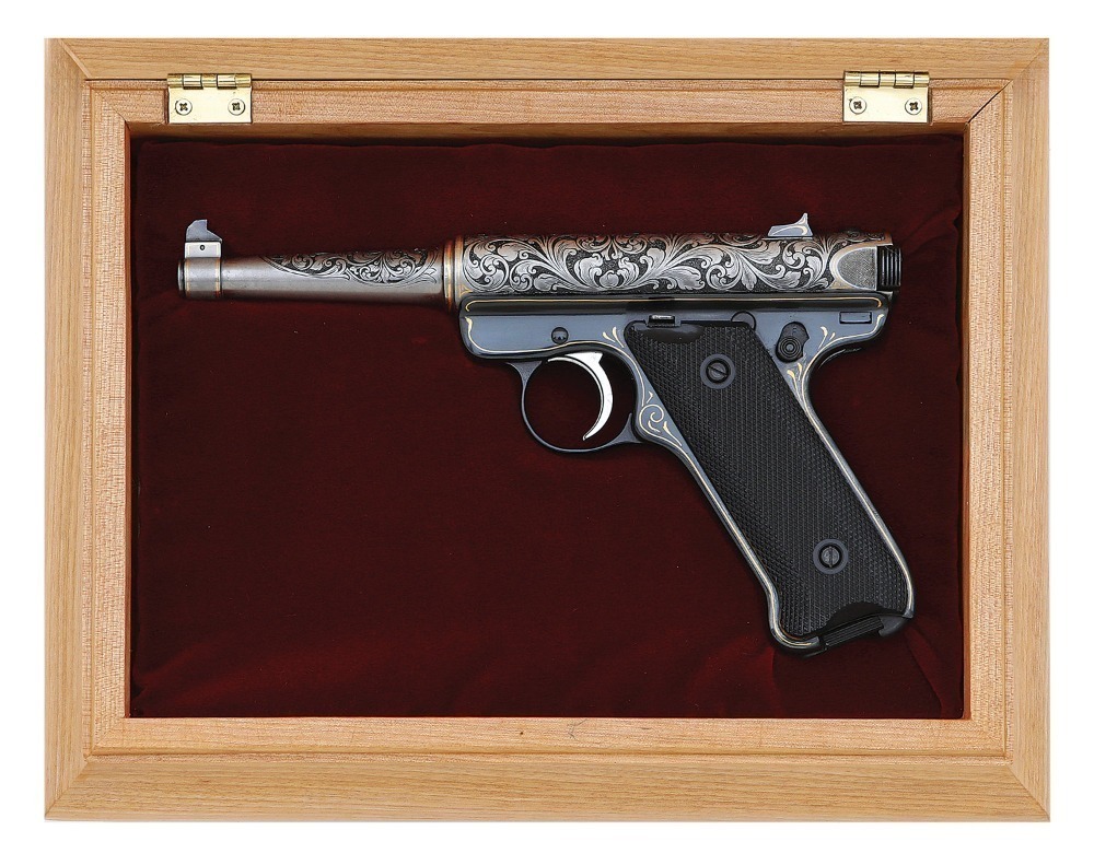 Handsome Viramontez-Engraved Ruger Mk. II Semi-Auto Pistol