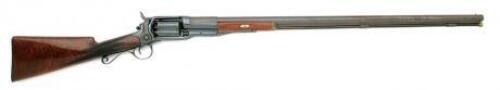 Magnificent Colt Model 1855 Deluxe Percussion Revolving Shotgun