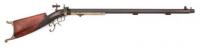 Fine Percussion Schuetzen Rifle by George Schalk of Pottsville, Pennsylvania