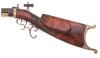 Fine Percussion Schuetzen Rifle by George Schalk of Pottsville, Pennsylvania - 3