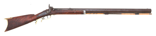 Halfstock Percussion Target Rifle by W.H. Richards