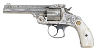 Factory Engraved Smith & Wesson 38 Double Action Revolver