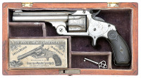 Cased Smith & Wesson 38 Single Action Second Model Revolver