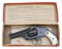 Smith & Wesson 38 Safety Hammerless Revolver with Box
