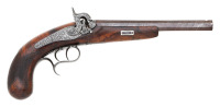 German Percussion Target Pistol by H.L. Rasch