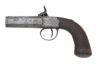 Pair of British Large Bore Percussion Pocket Pistols by Williams & Powell