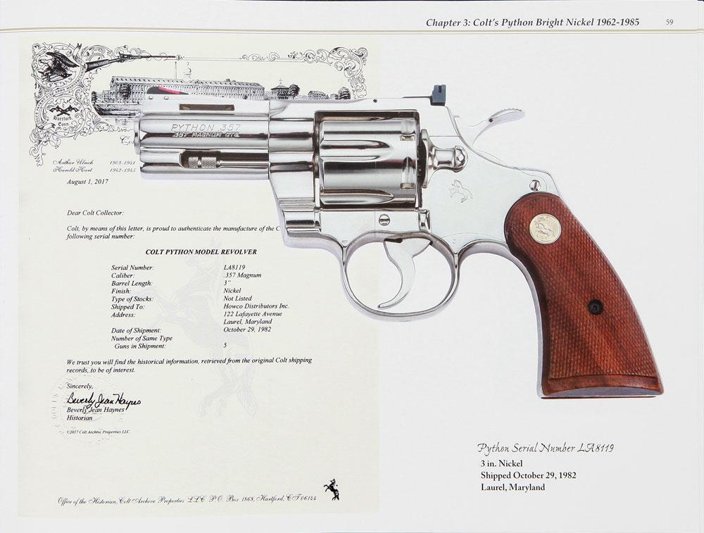 Extremely Rare Colt Python with Factory 3'' Barrel