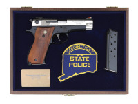 Excellent Smith & Wesson Model 39-2 Connecticut State Police Commemorative Semi-Auto Pistol