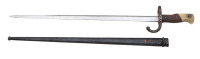 French M1874 Sword Bayonet with Matching Scabbard