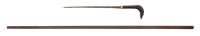 Vintage Horn-head Dagger Cane